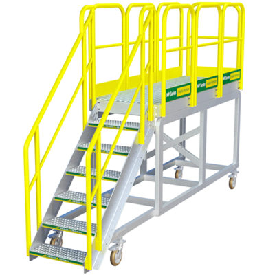 ROLL-A-STEP: Mobile Work Platform | METALSOURCE