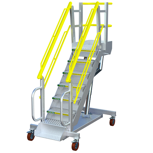 ROLL-A-STEP: Self-Leveling Access Platform | METALSOURCE