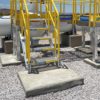 Concrete Footing, OSHA Yellow, ERECTASTEP, F1 Concrete Cast, Mold, Pre-cast, Molding