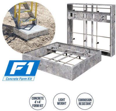 Concrete, Foundation, ERECTASTEP, Footing, Pre-Cast, Molding, Mold