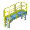 OSHA Yellow, Access Platform, Ladder, Handrail, ERECTASTEP, Tower Support
